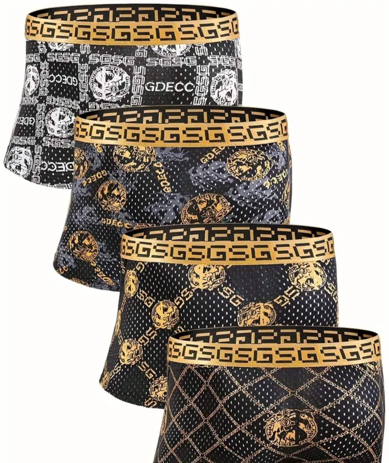 S25-48 Box (4 Pieces) Breathable Underwear with Mesh