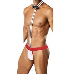 Men's Mankini Beach Swimwear Suspender Thong Waiter Borat