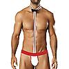 Men's Mankini Beach Swimwear Suspender Thong Waiter Borat